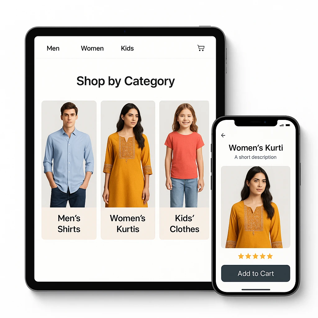Social Media Selling for Clothing Brands - Pygmy Commerce India